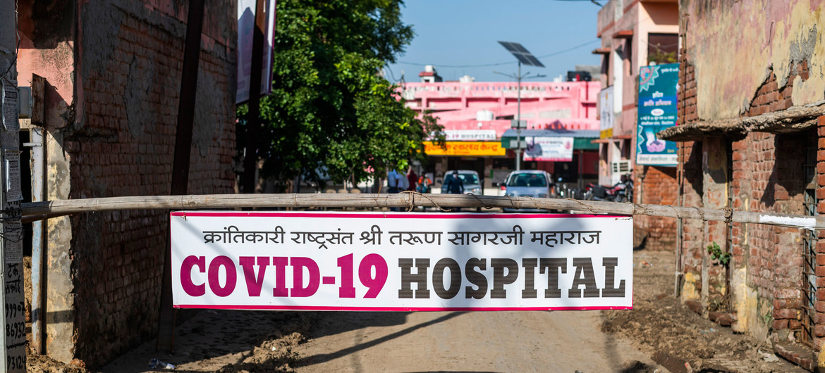 Este hospital de Loni, India, se dedica exclusivamente a tratar pacientes con COVID-19.