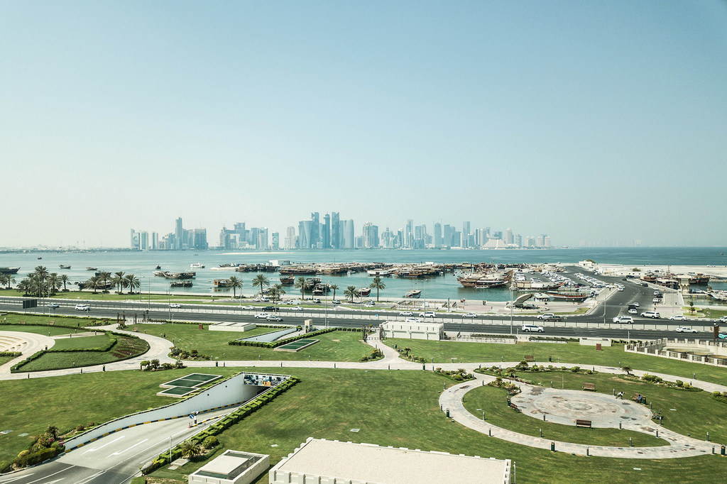 Doha, capital de Qatar.