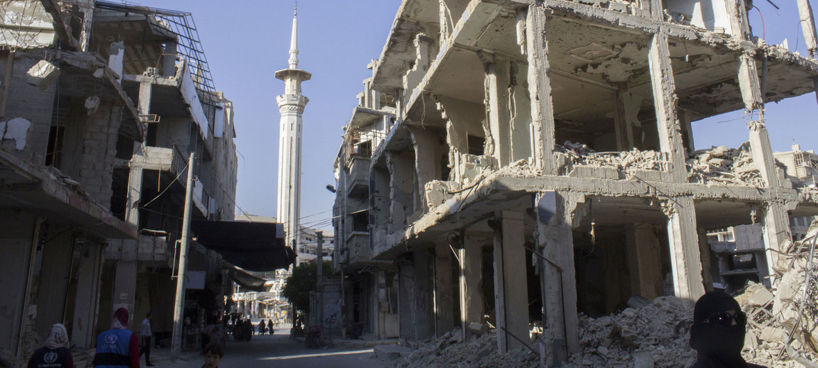Ghouta Oriental, un suburbio de Damasco, la capital de Siria. Foto: OCHA