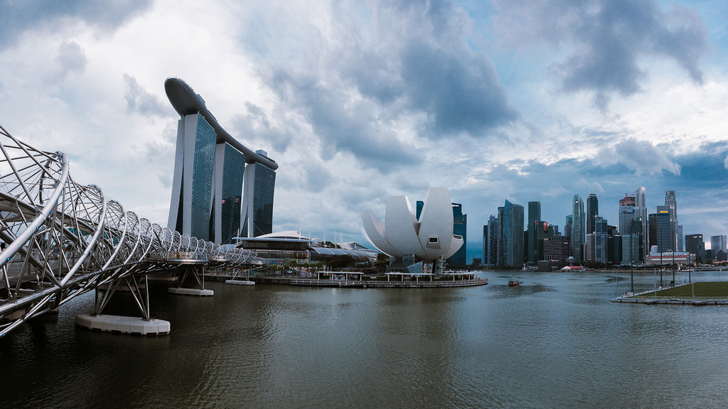 Marina Bay Sands en Singapur.