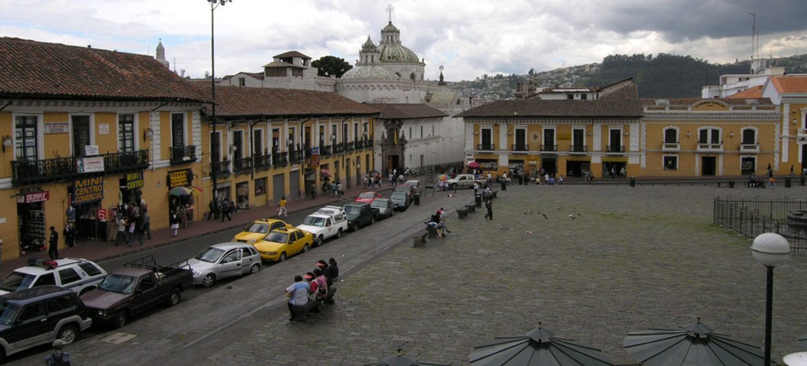 Imagen de la ciudad de Quito, capital de Ecuador. 