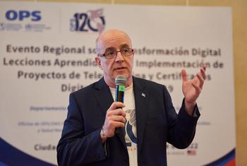 Marcelo D'Agostino, jefe de Sistemas de Información y Salud Digital de la Organización Panamericana de la Salud.