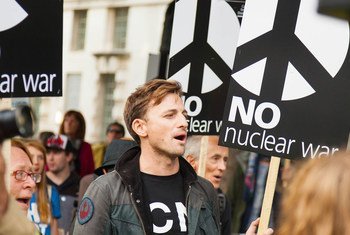 Manifestación en el Reino Unido contra las armas nucleares. (Foto de archivo)